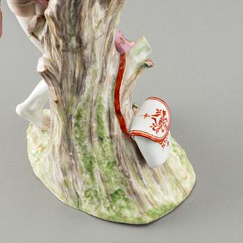 FIGURIN, porslin, 1800-tal. Meissen.