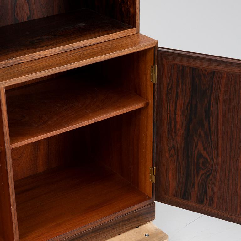 A pair of rosewood bookcases, Denmark, 1960s/70s.