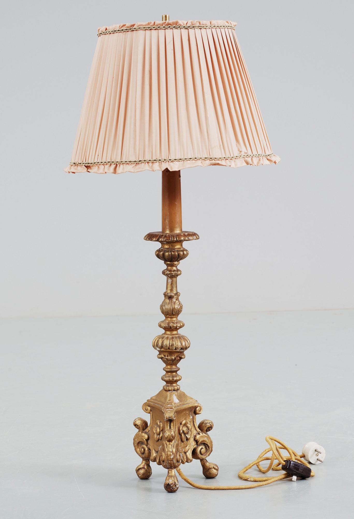 BORDSARMATUR, barockstil, trä, bronserad, 1800/1900-tal.