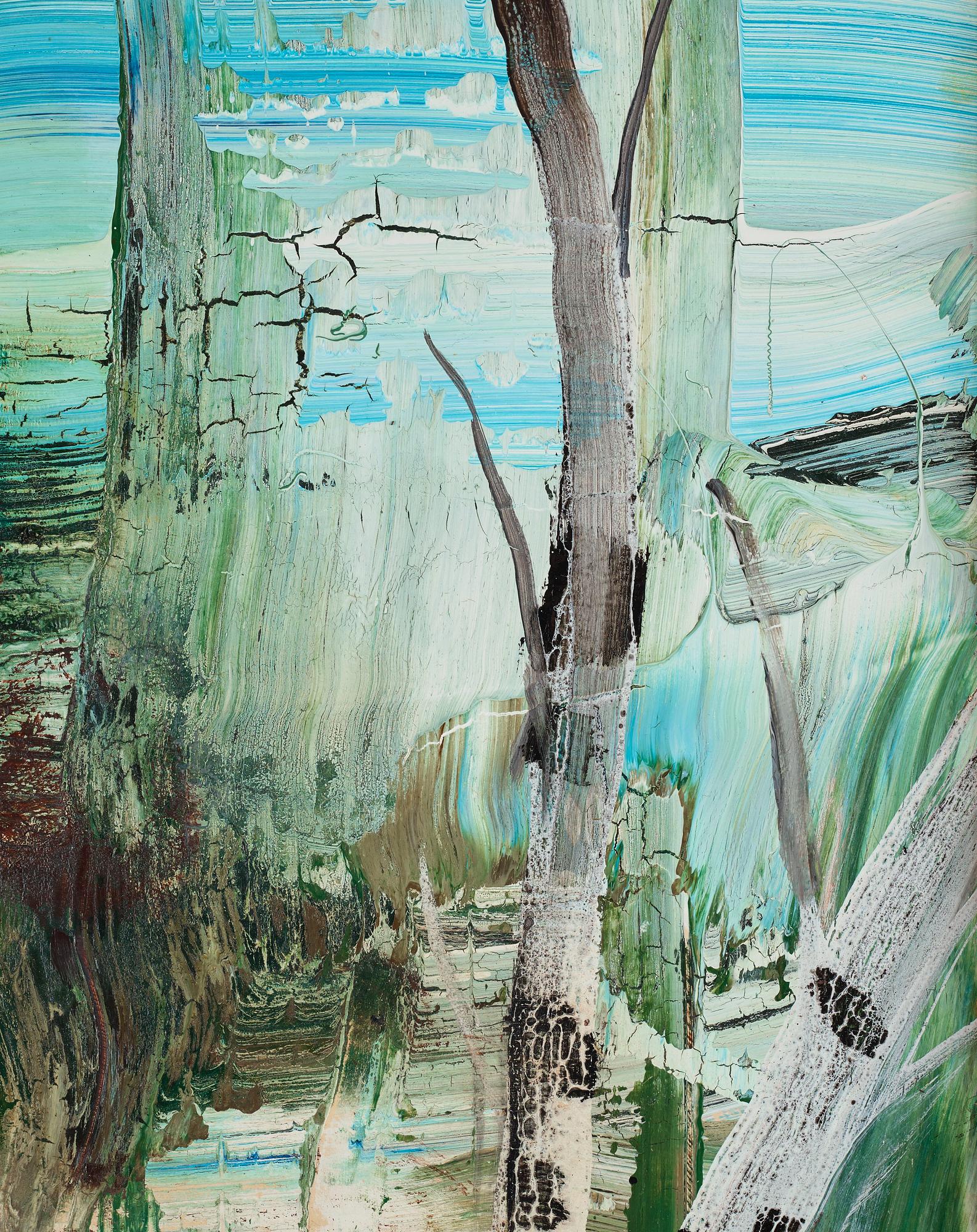 Ernst Billgren, oil on panel with mosaic frame, signed EB and executed in 2013.