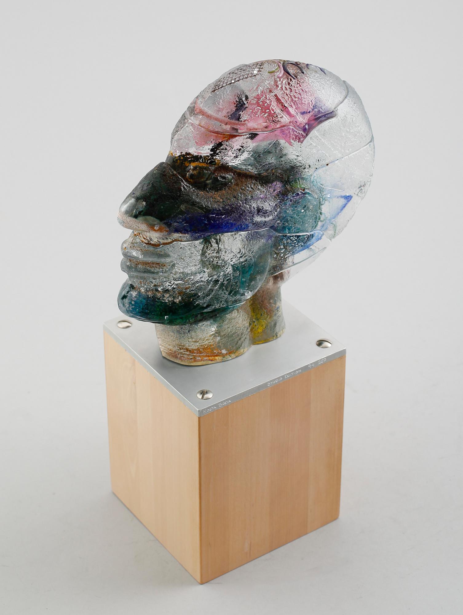 SKULPTUR, glas, Bertil Vallien, Kosta Boda.
