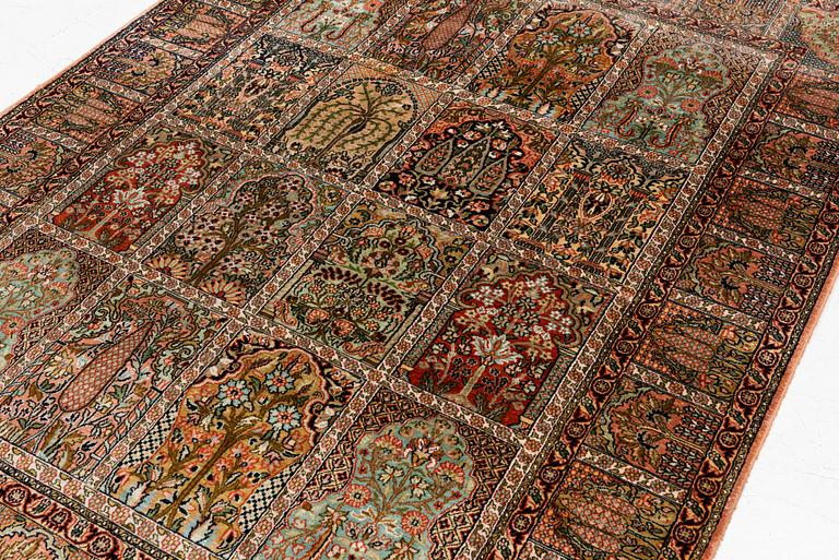 Rug, Kashmir, approx. 216 x 154 cm.