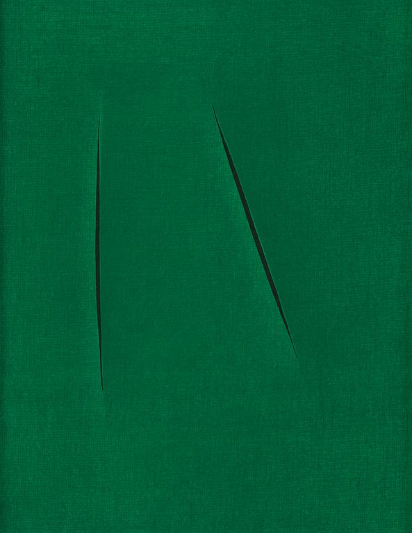 Lucio Fontana, efter, "Concetto Spaziale".