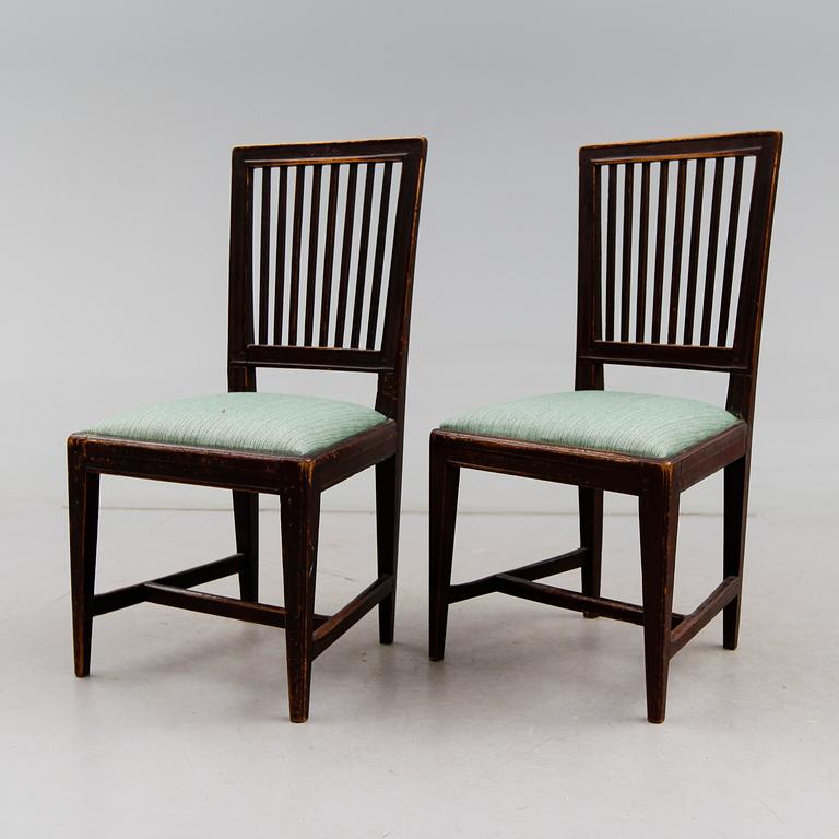 STOLAR, ett par, 1800-talets mitt.