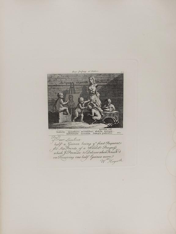 WILLIAM HOGARTH, efter, 88 st grafo print.