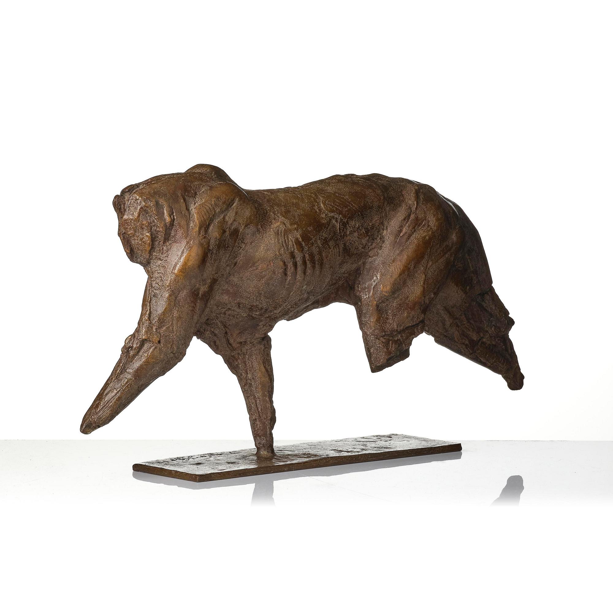 Dylan Lewis, "Leopard Walking (Fragment)".