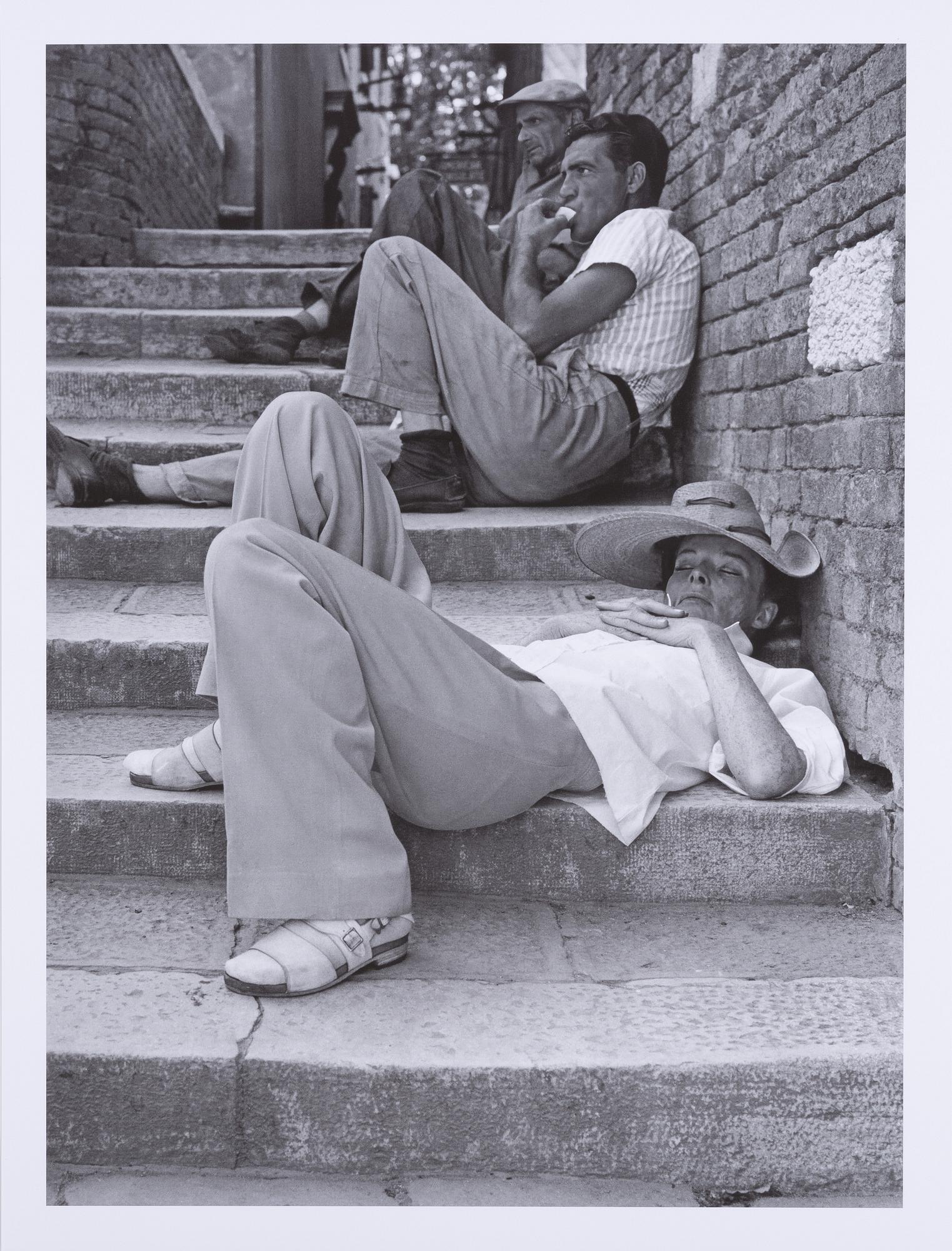 Per-Olow Anderson, ”Katharine Hepburn photographed in Venice 1954".