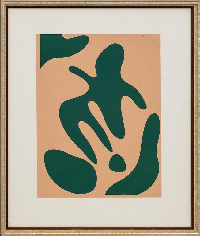 JEAN ARP, woodcut, 1938/1959, second edition of XX:e siècle no 13, 1959, unsigned.