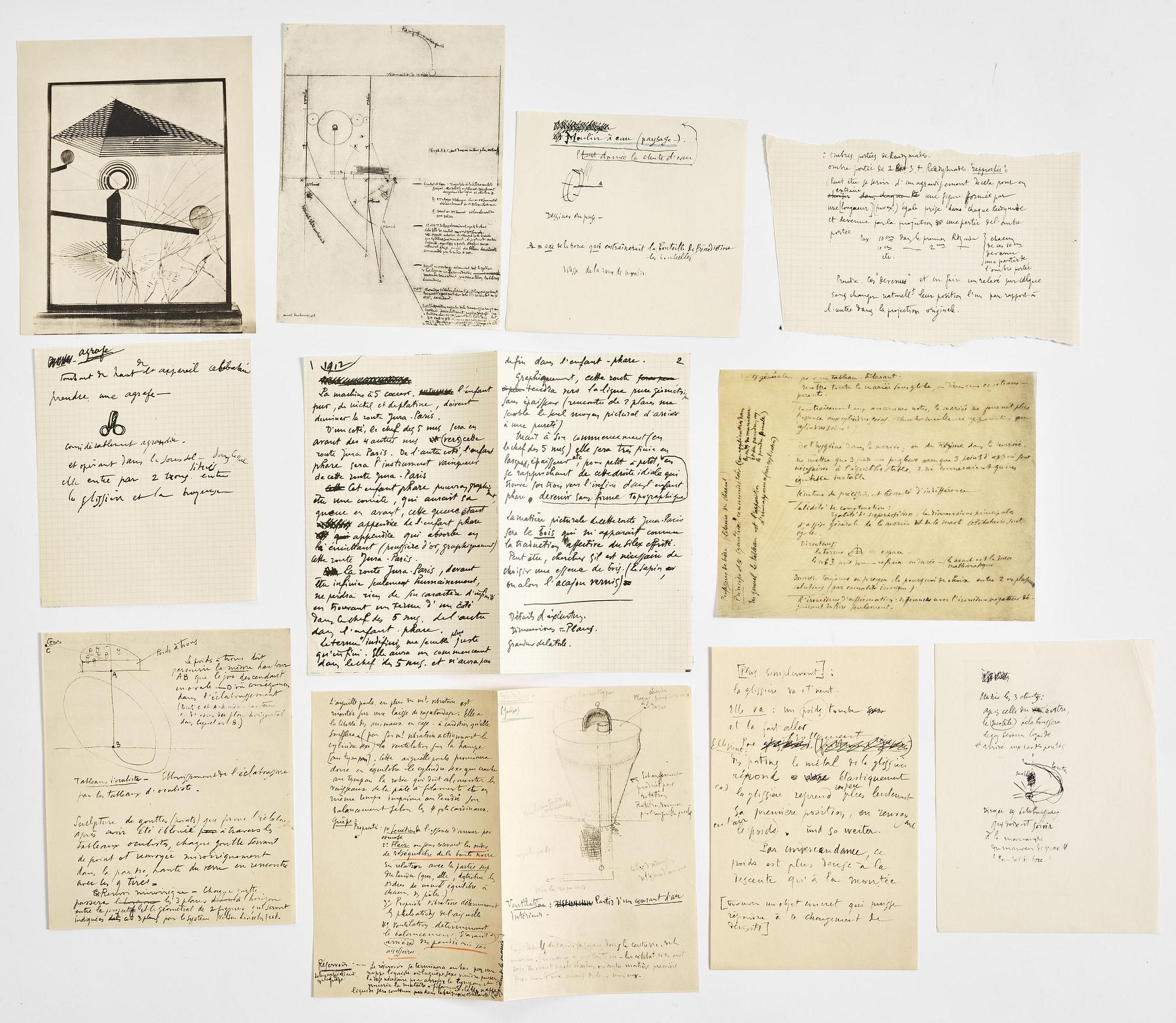 Marcel Duchamp, "Green box".