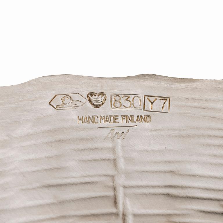 Tapio Wirkkala, Fat, ett par, silver, TW 140, Kultakeskus, Tavastehus 1976.