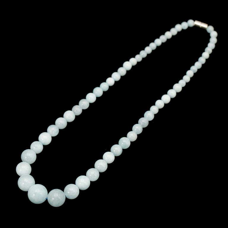 COLLIER, doserade akvamariner, kulmodell.