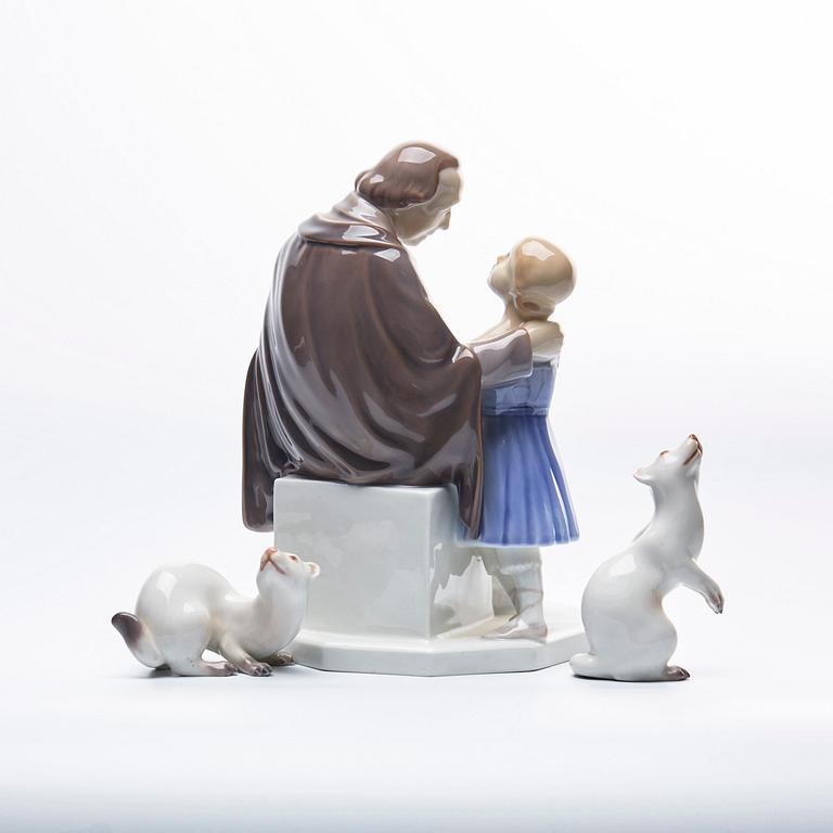 FIGURINER, 3 ST Bing & Grödnahl samt Dahl Jensen, 1900-talets andra hälft.