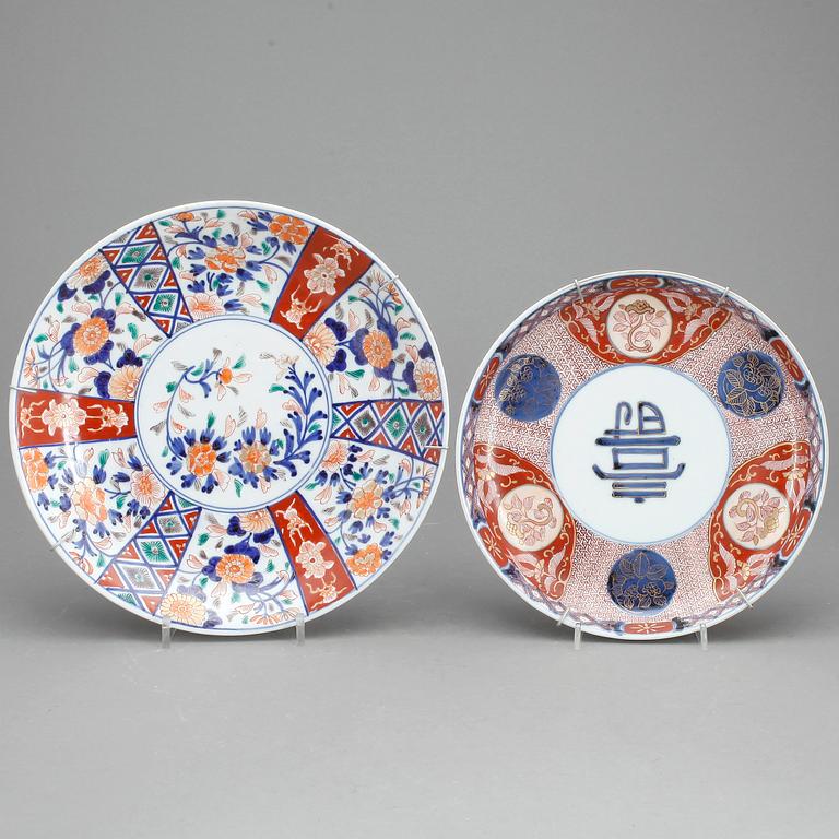 FAT, 2 st, porslin, Japan, 1800-tal.