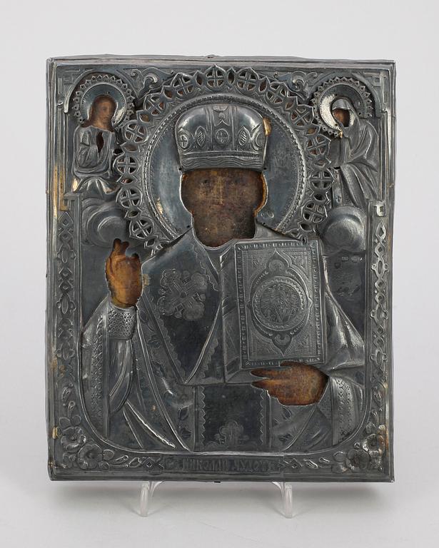 IKON, silver, Ryssland, 1800-talets andra hälft.