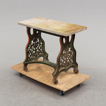 A first half of the 20th century garden table.