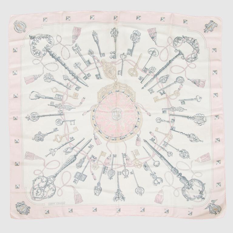 Hermès, "Les Clefs" scarf.