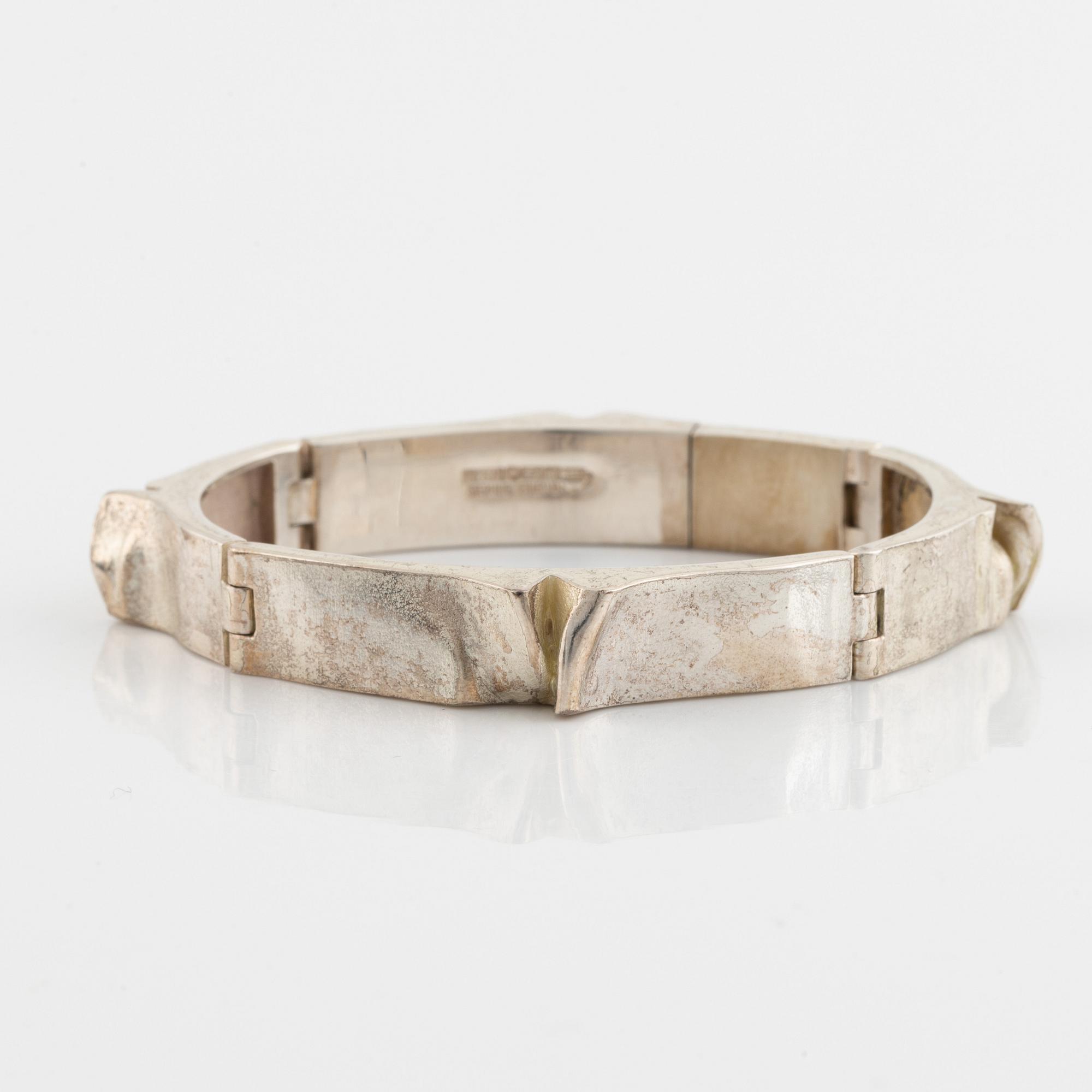 Björn Weckström, armband, "Ceres", sterling silver. Lapponia, Helisngfors 1970.