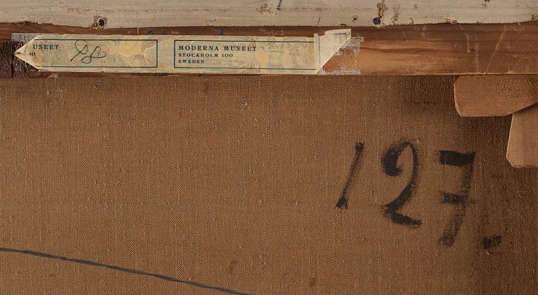 Sigrid Hjertén, "Utsikt över Skeppsbron" (View over Skeppsbron).