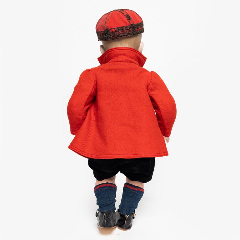 Boy doll, likely Germany, first half of the 20th century.