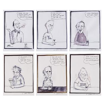 Göran Larsson, 6 cartoons.