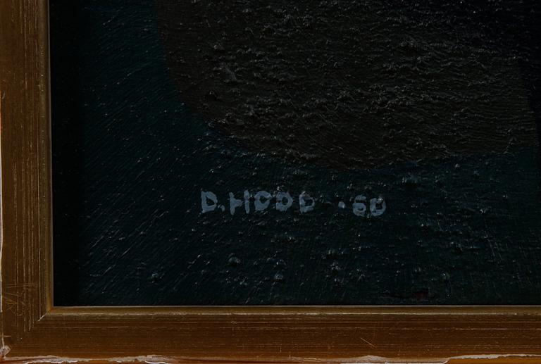 HOOD, DITTE, olja på duk, sign.