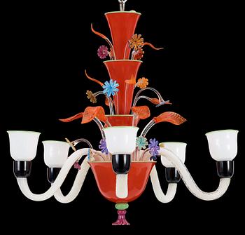 A Jonas Rooth five light chandelier.