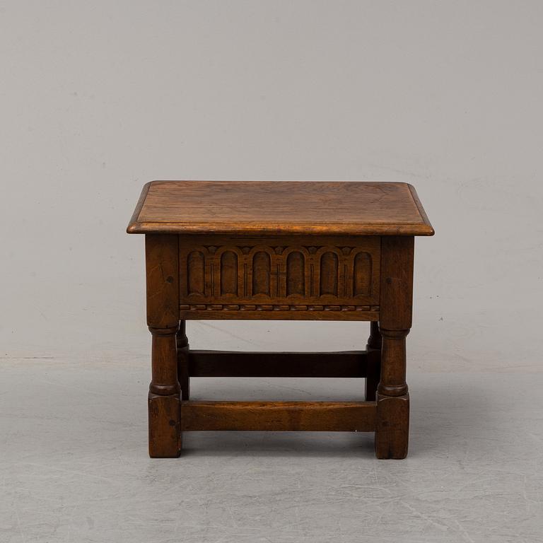 A small Baroque style oak chest, Nordiska Kompaniet, Stockholm, 1936.