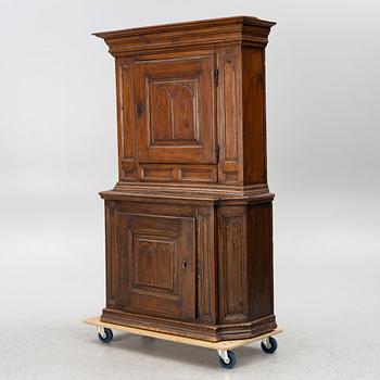 A Swedish folk art cabinet from Järvsö Hälsingland, early 19th century.