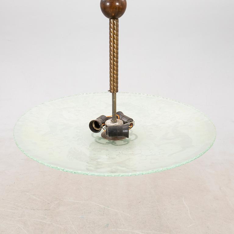 Ceiling lamp 1940s.