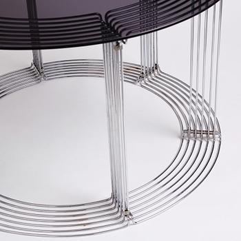 Verner Panton, a "Pantonova" dining table with 6 chairs,
Fritz Hansen, Denmark, ca 1971.