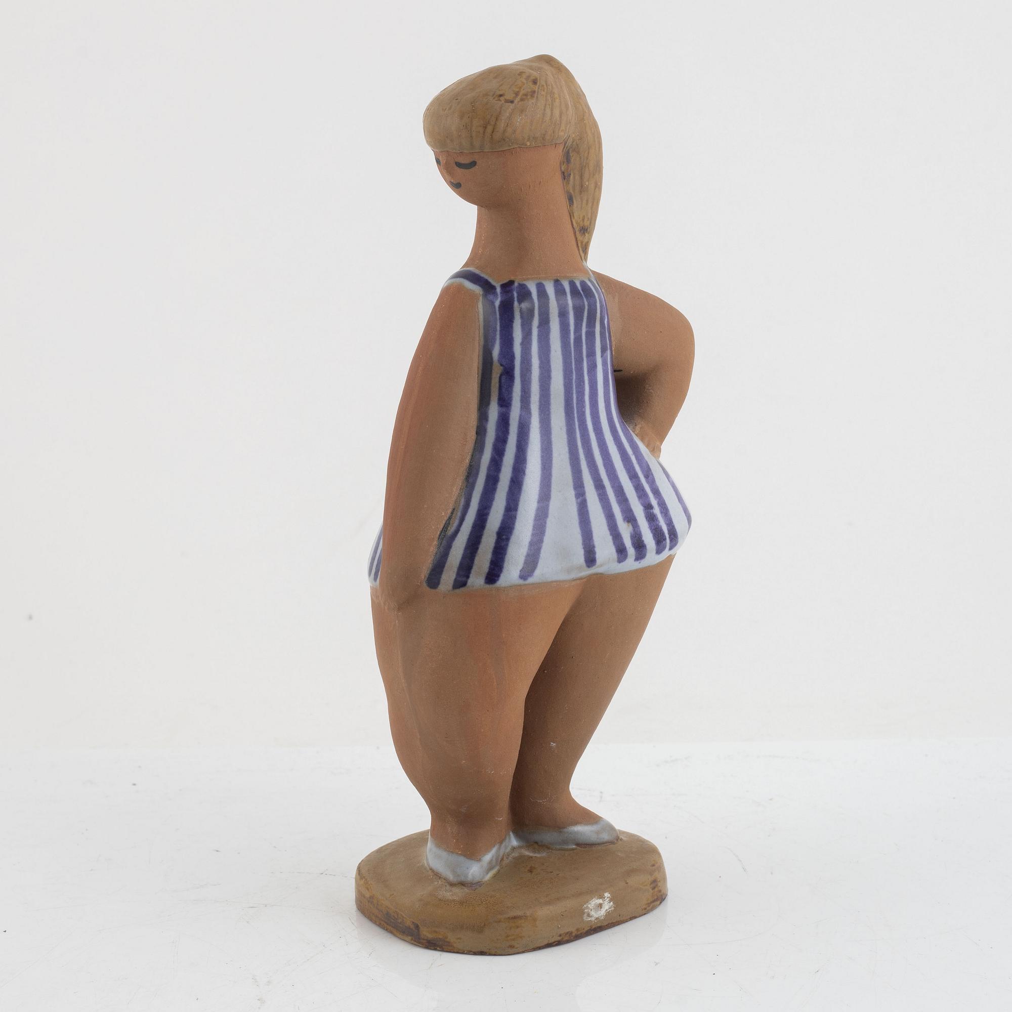 Lisa Larson, a 'Dora' figurine from the series 'ABC-flickorna', Gustavsberg.
