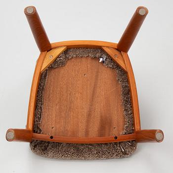 Niels Kofoed, chairs, 6 pieces, Denmark, second half of the 20th century.