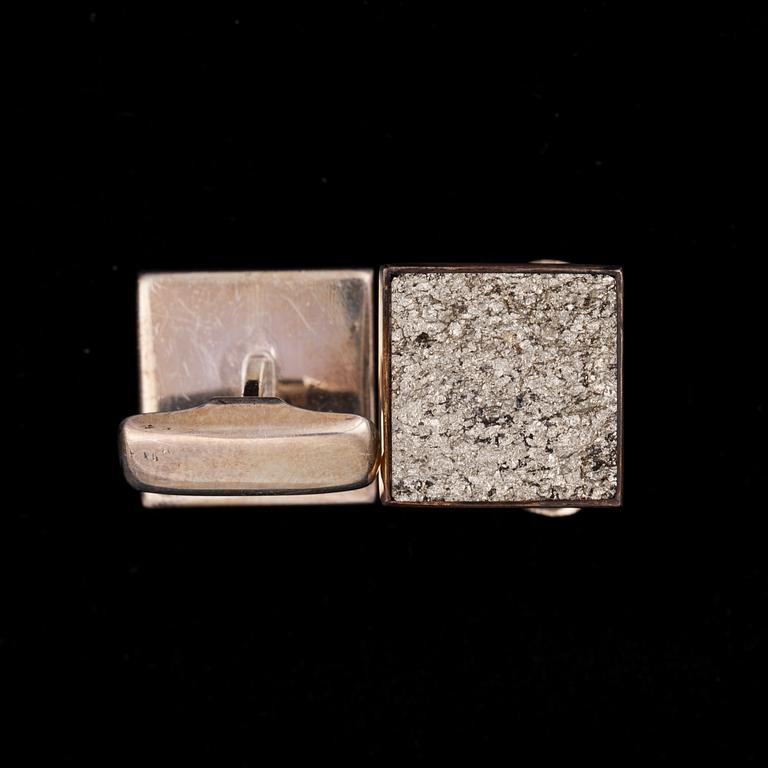 MANSCHETTKNAPPAR, silver. Kaunis Koru 1976. Vikt ca 20,1 g.