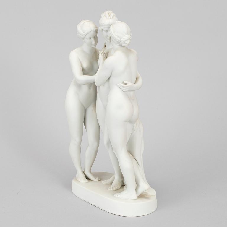 A porcelain figurine, Three Graces.