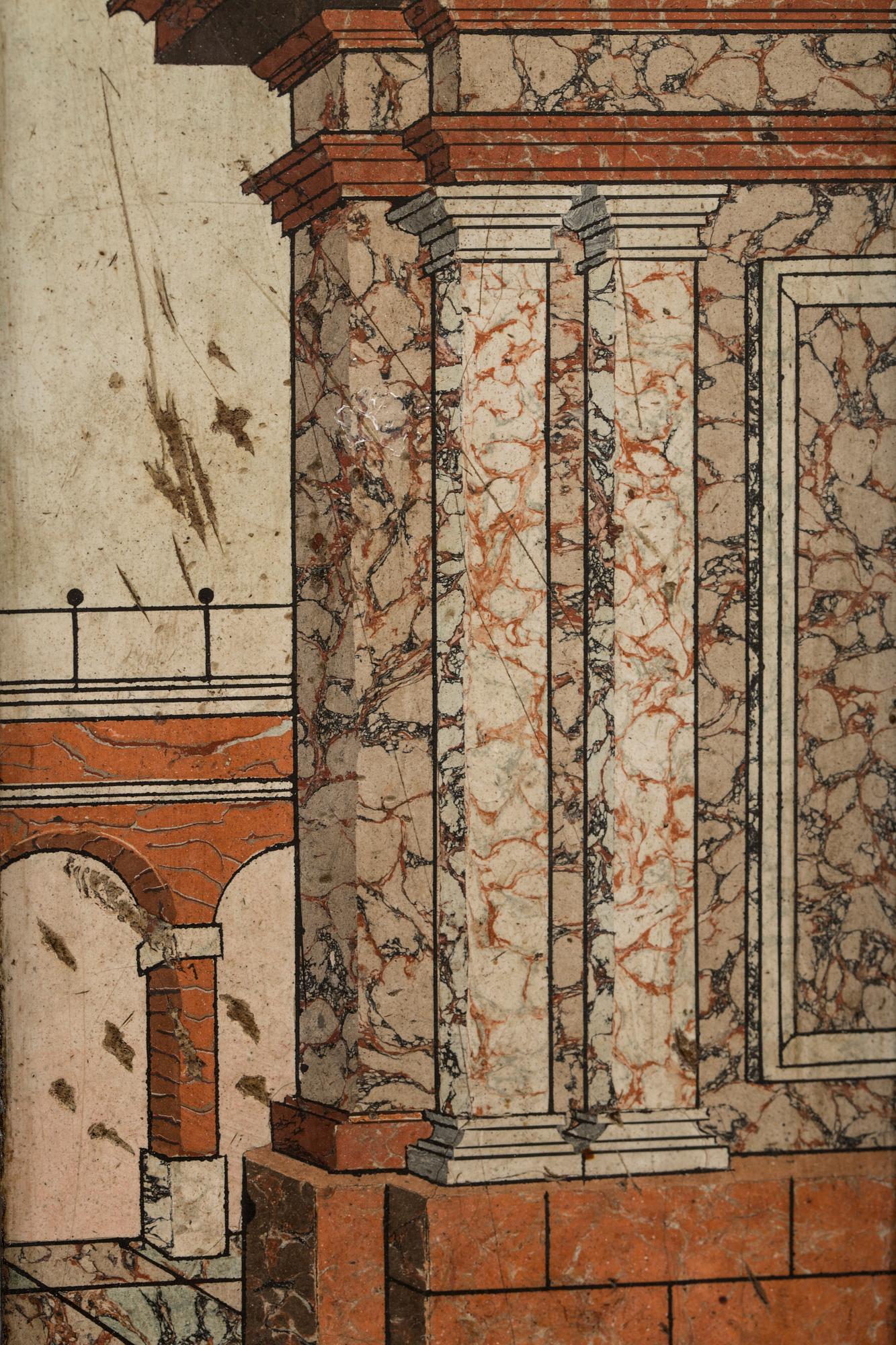 KABINETTSKÅP, barock, 1600-tal.