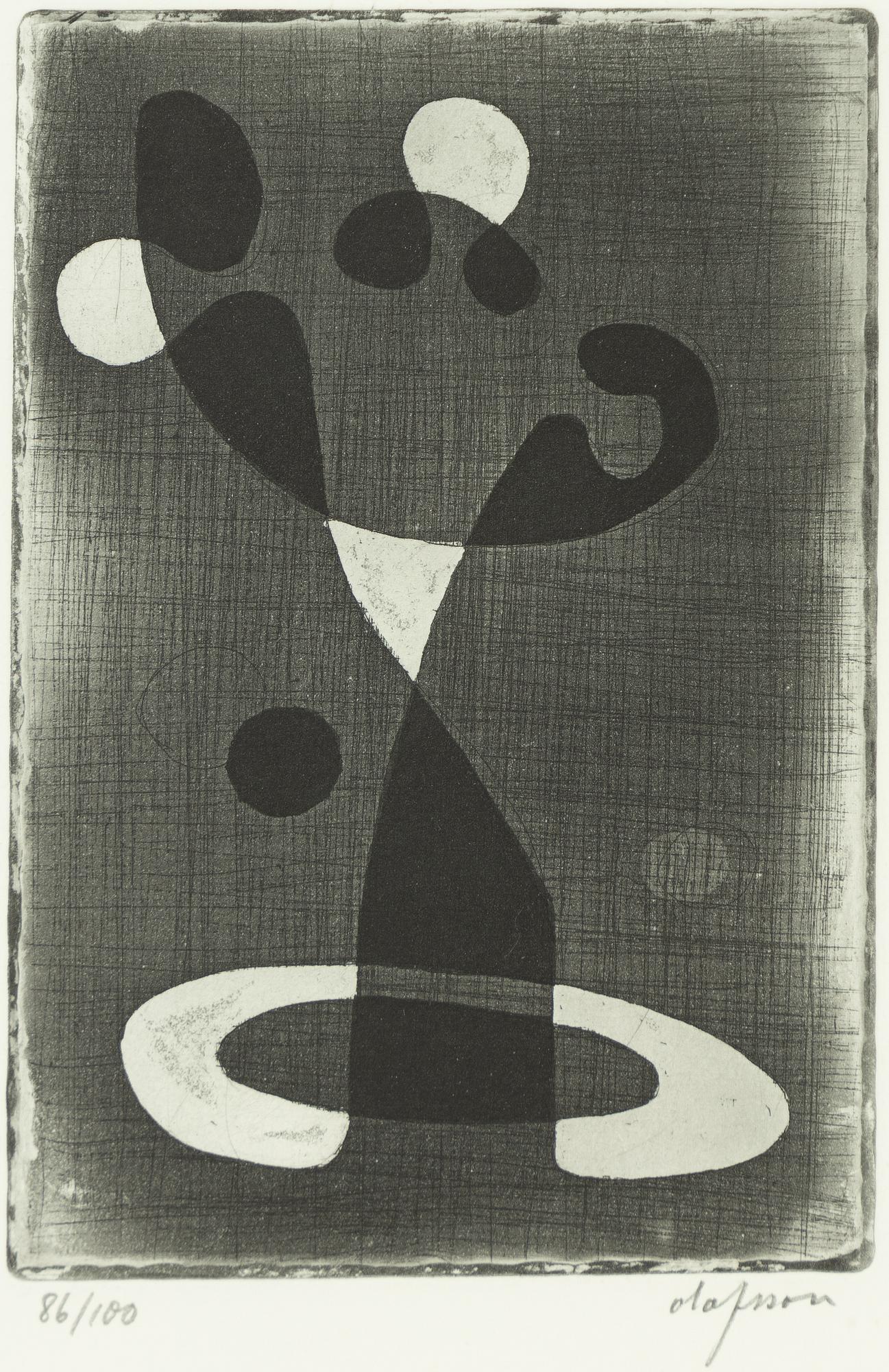 Pierre Olofsson, etchings, 5 pcs, signed and numbered.