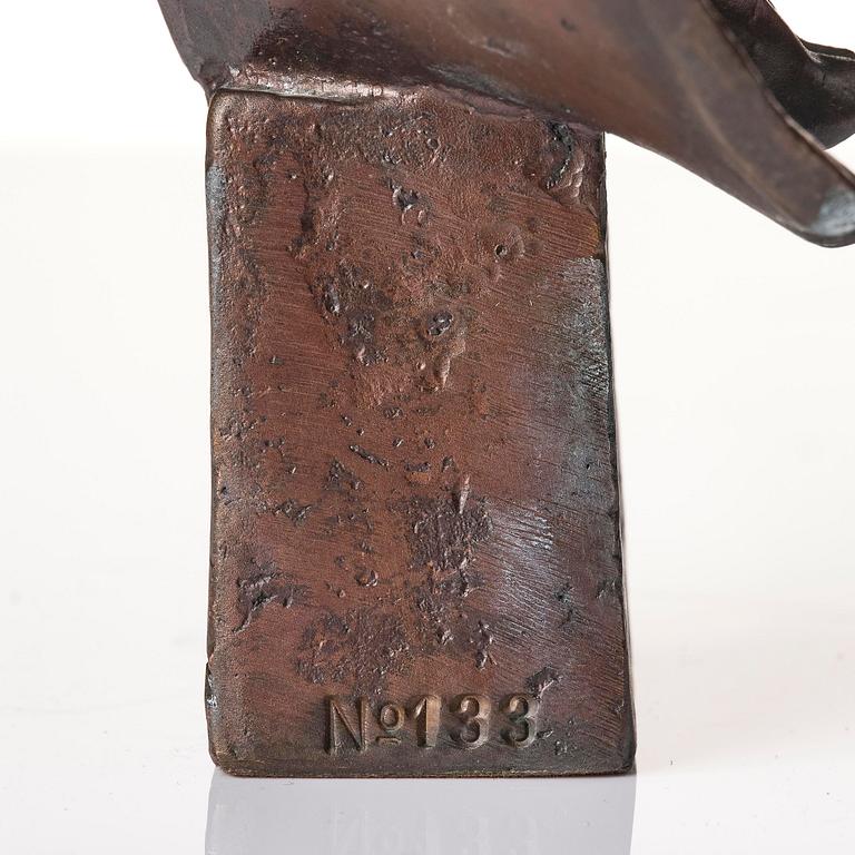 Lisa Larson, skulptur, "Tummelisa", brons, Scandia Present, ca 1978.
