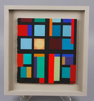 C GÖRAN KARLSSON, tempera på papper, sign och dat -05.