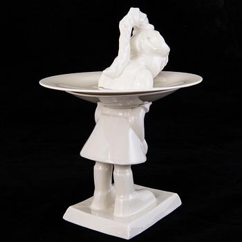 KIM SIMONSSON, tarjoiluvati, posliinia, signeerattu KIM 2013.