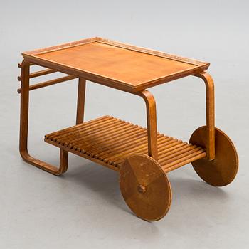 A 1940s tea trolley.