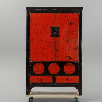 A Chinese lacquered cabinet, 20th century.