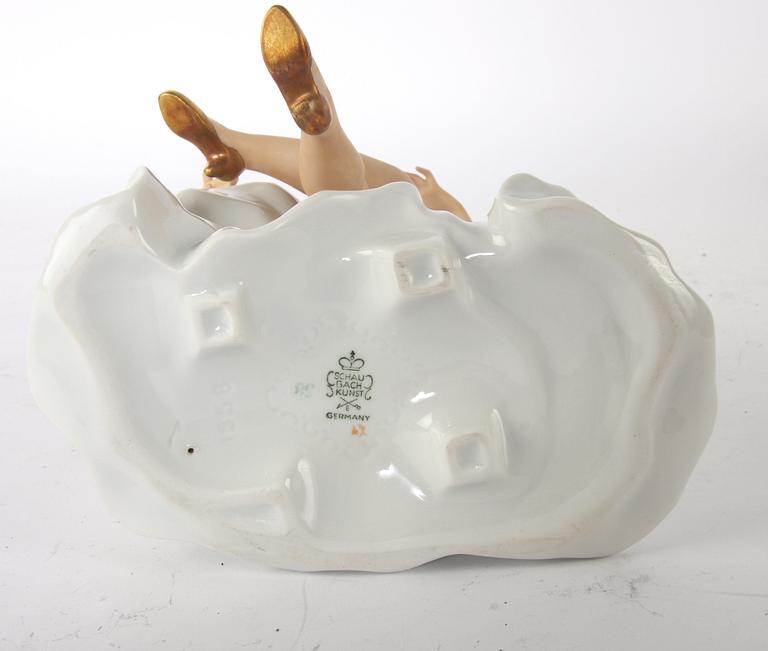 FIGURIN, porslin, Schaubach.