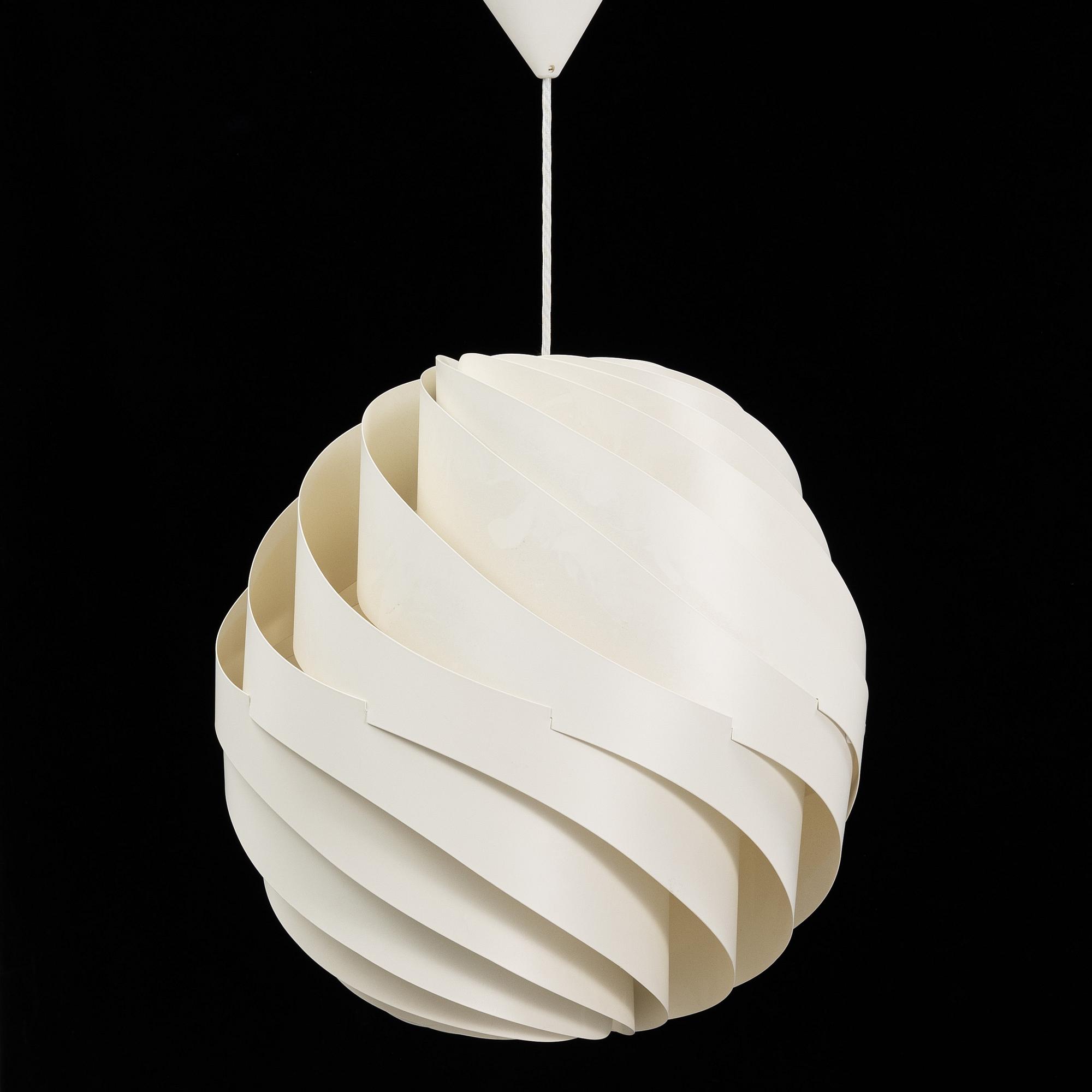 Louis Weisdorf, taklampa, "Turbo", Gubi, formgiven 1965.