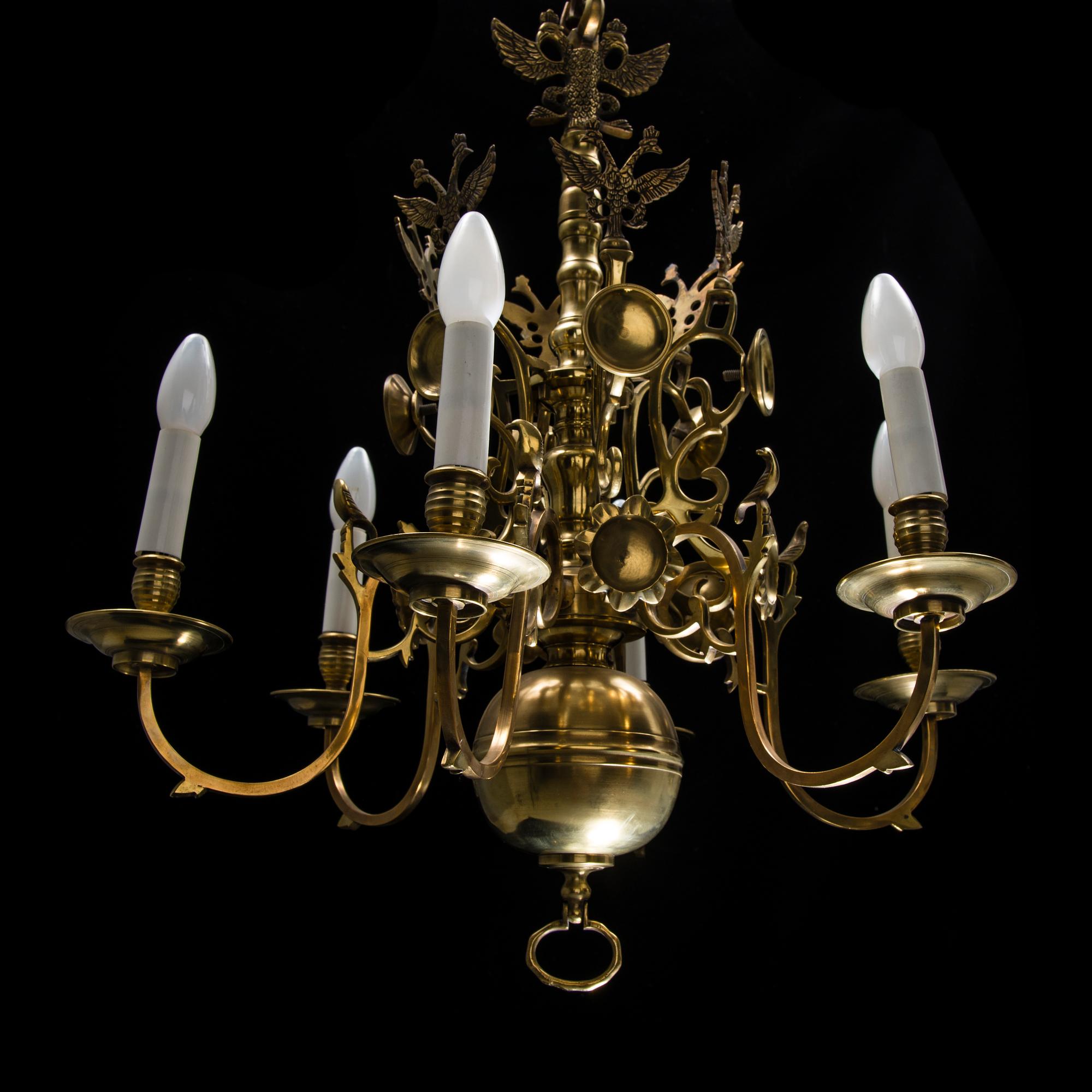TAKKRONA, barockstil, 1900-tal. Höjd 70 cm.