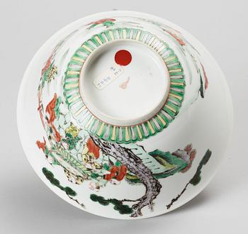 SKÅL, porslin, Kina. 1800-talets sista del.