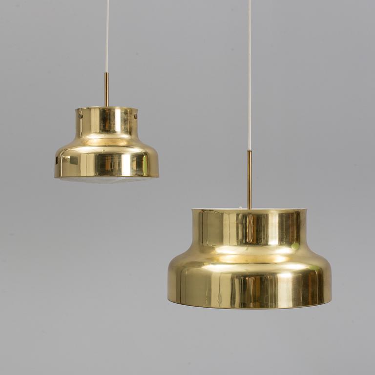 Two Anders Pehrson ceiling lamps 'Bumling', for Ateljé Lyktan, Åhus, Second half of the 20th century.