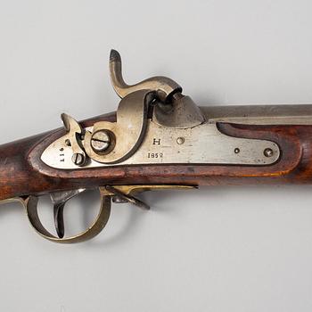 A Swedish percussion rifle 1845-54 pattern.