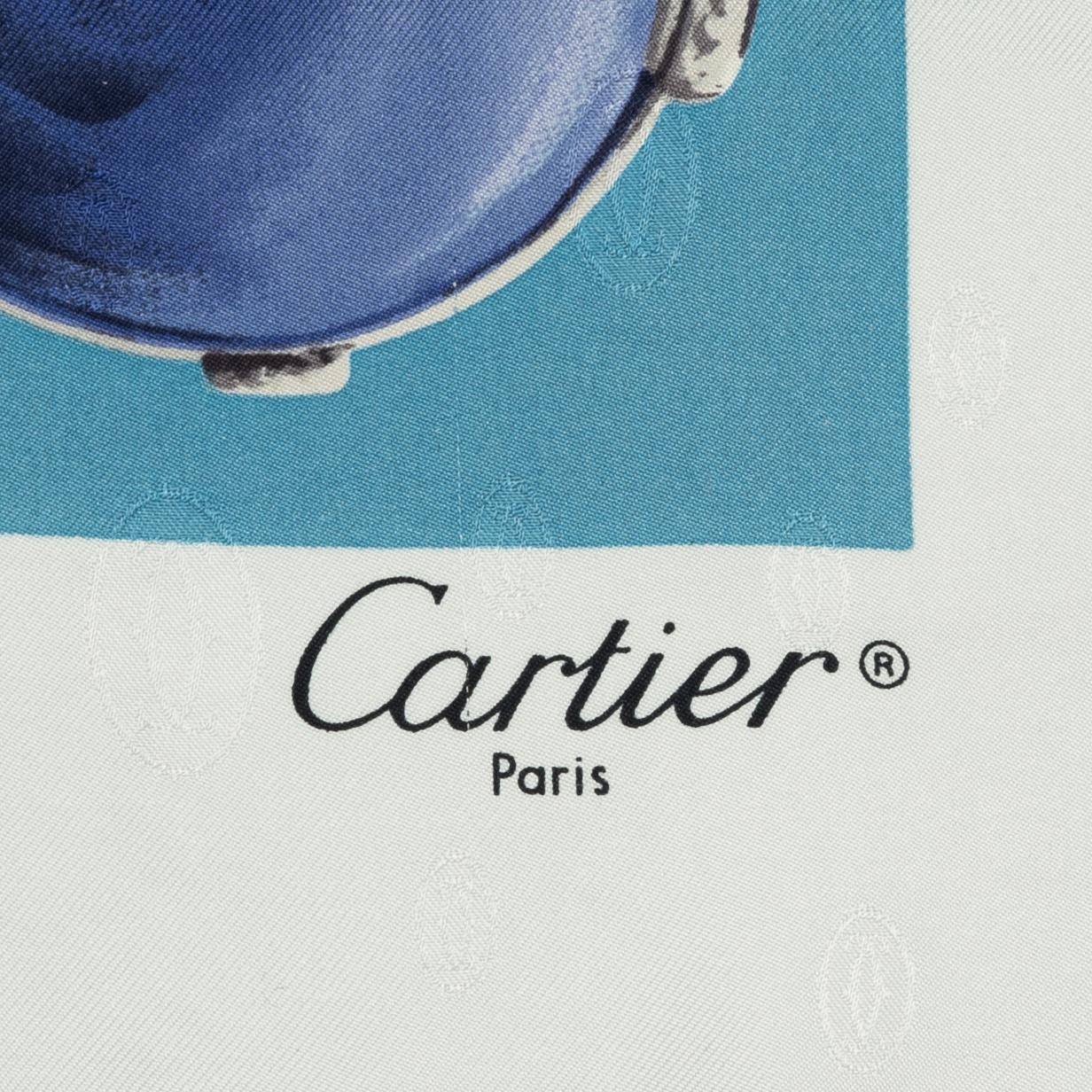 Cartier, scarf.