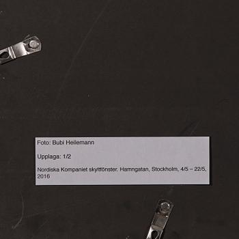 WOLFGANG "BUBI" HEILEMANN, pigment print "ABBA". Signed by all members of ABBA and numbered 1/2.