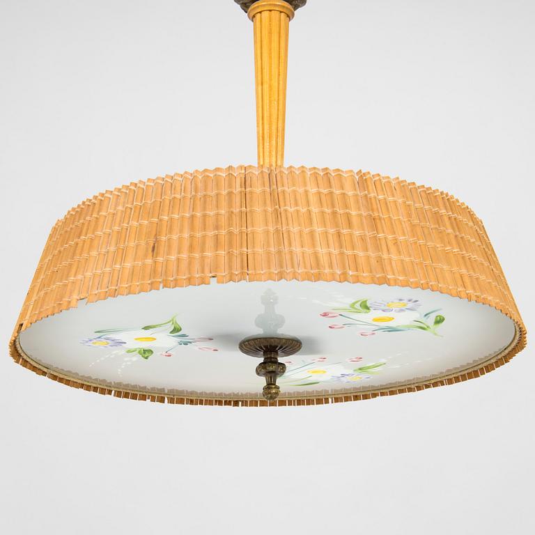 Gunnel Nyman, a 1940s '20317' ceiling light for Idman / Kauklahden Lasitehdas.